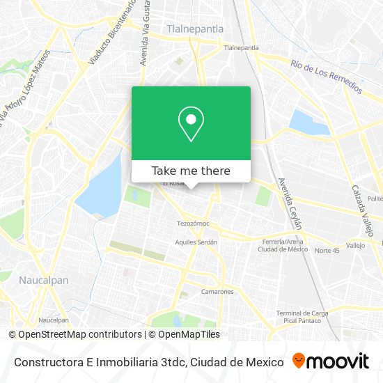 Mapa de Constructora E Inmobiliaria 3tdc