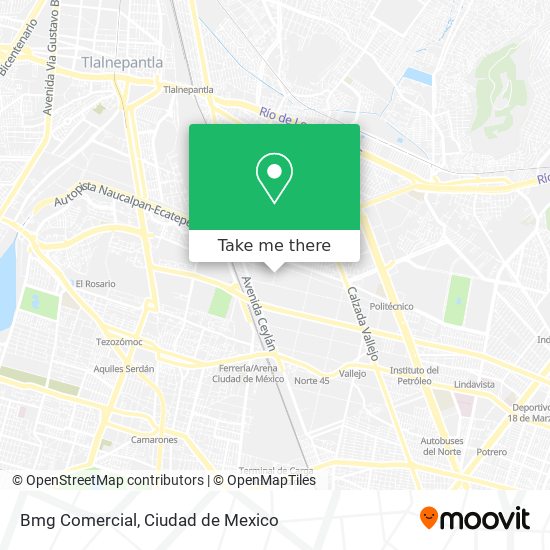 Bmg Comercial map