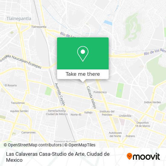 Las Calaveras Casa-Studio de Arte map