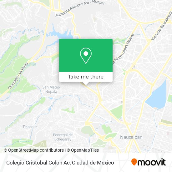 Colegio Cristobal Colon Ac map