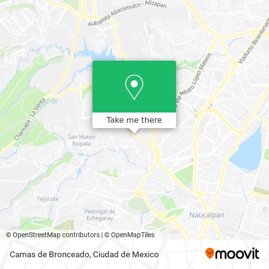 Mapa de Camas de Bronceado