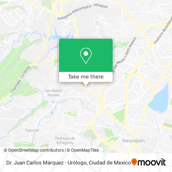Dr. Juan Carlos Márquez - Urólogo map