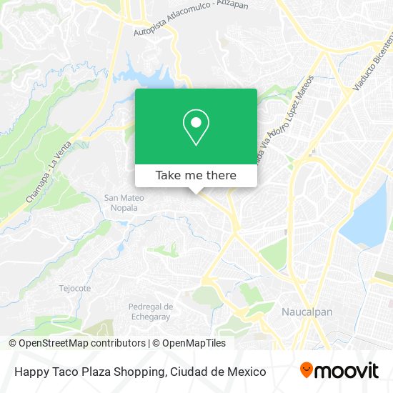 Mapa de Happy Taco Plaza Shopping