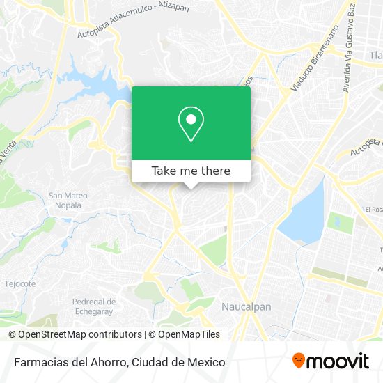 Farmacias del Ahorro map