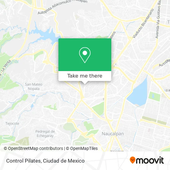 Control Pilates map