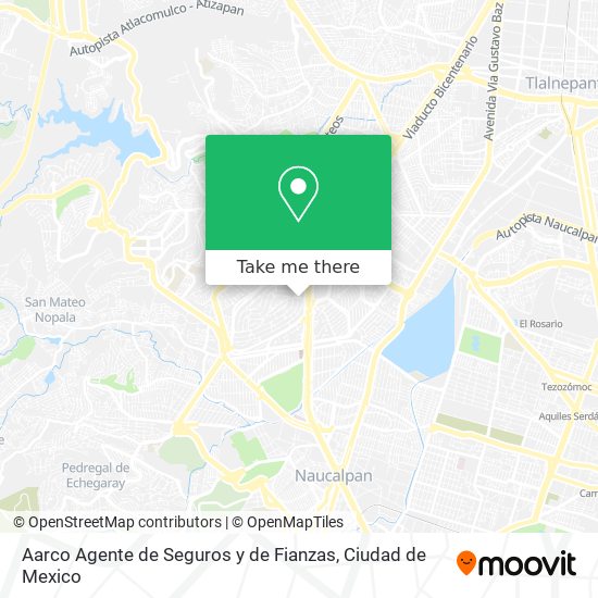 Aarco Agente de Seguros y de Fianzas map