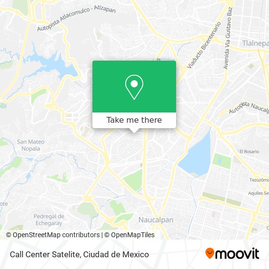 Mapa de Call Center Satelite