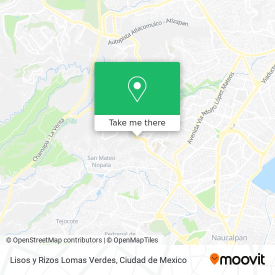 Lisos y Rizos Lomas Verdes map