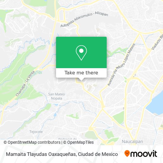 Mamaita Tlayudas Oaxaqueñas map