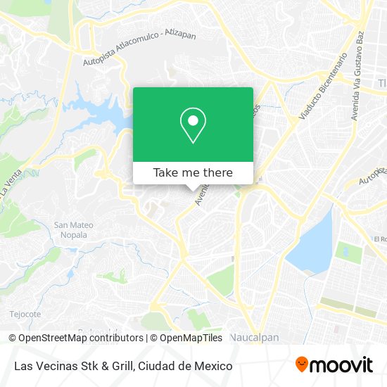 Mapa de Las Vecinas Stk & Grill