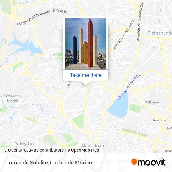 Torres de Satélite map