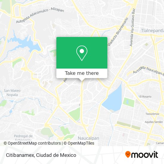 Mapa de Citibanamex