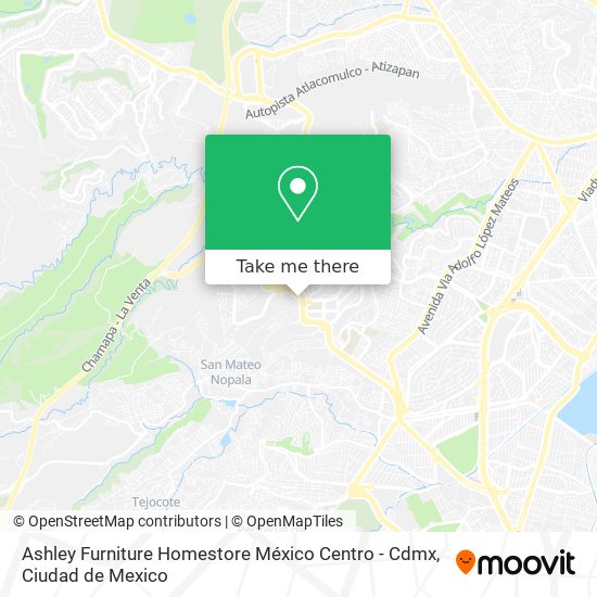 Ashley Furniture Homestore México Centro - Cdmx map