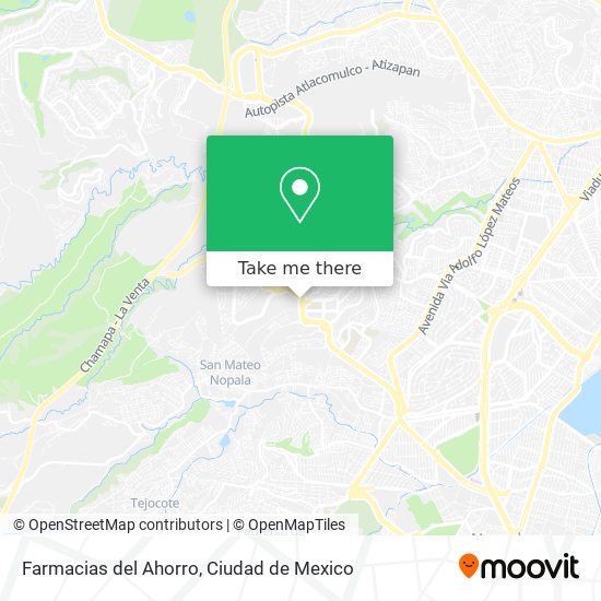 Farmacias del Ahorro map