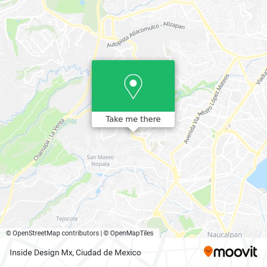 Mapa de Inside Design Mx