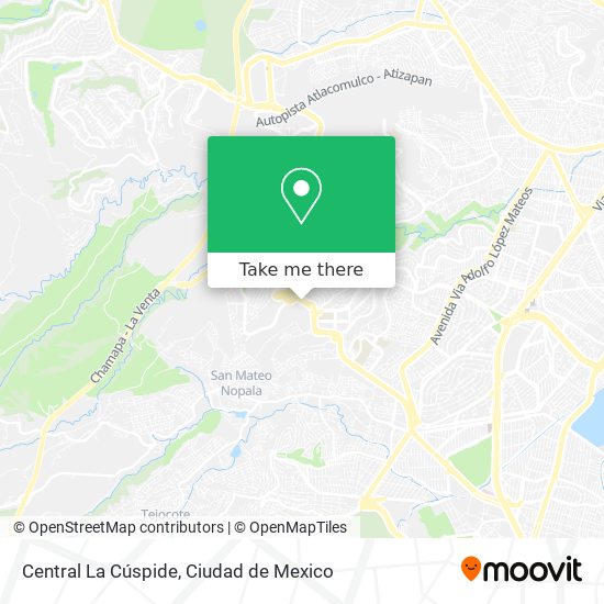 Mapa de Central La Cúspide