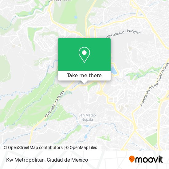 Mapa de Kw Metropolitan