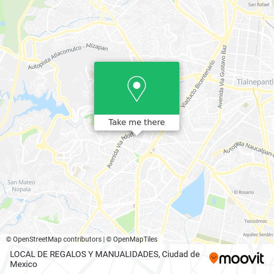 LOCAL DE REGALOS Y MANUALIDADES map