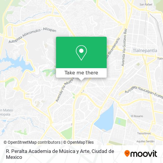 R. Peralta Academia de Música y Arte map
