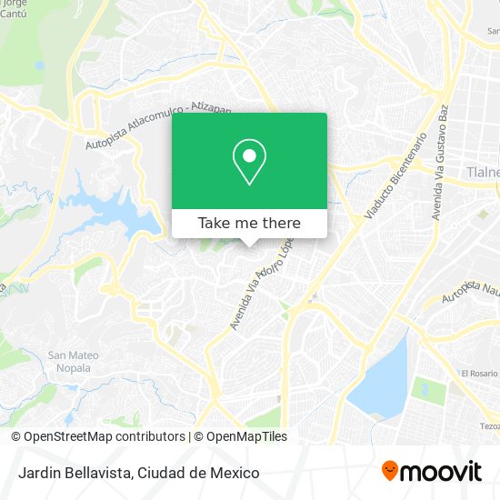 Mapa de Jardin Bellavista