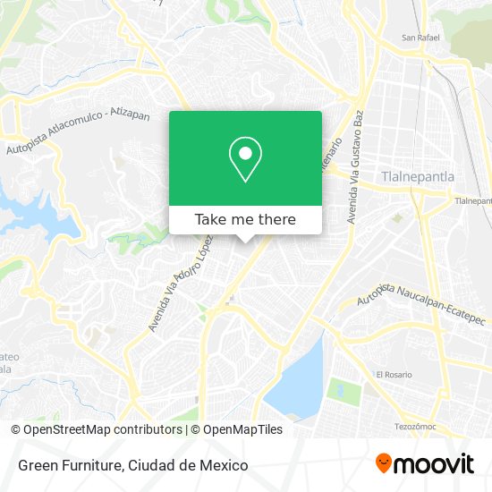 Green Furniture map