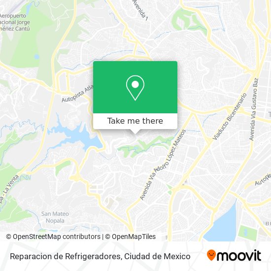 Mapa de Reparacion de Refrigeradores