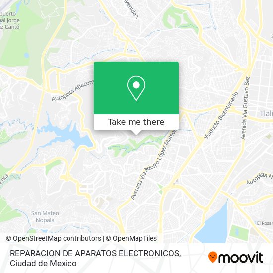 REPARACION DE APARATOS ELECTRONICOS map