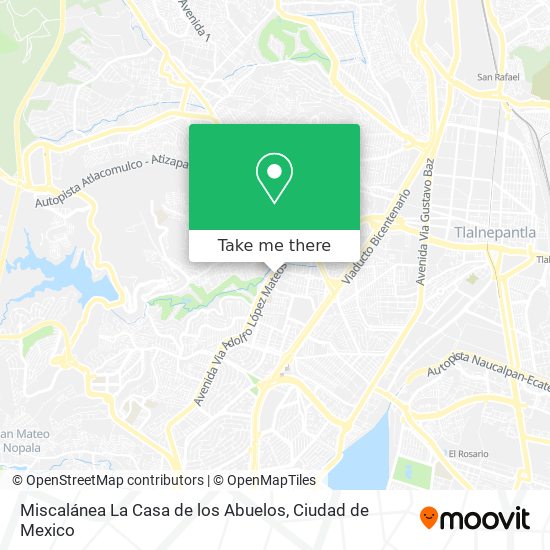 Miscalánea La Casa de los Abuelos map