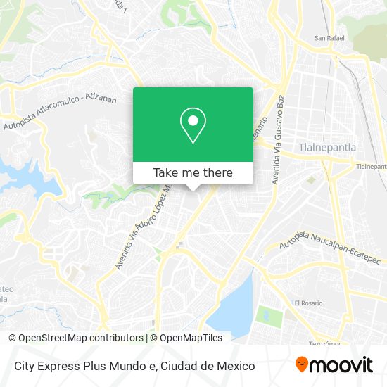 City Express Plus Mundo e map