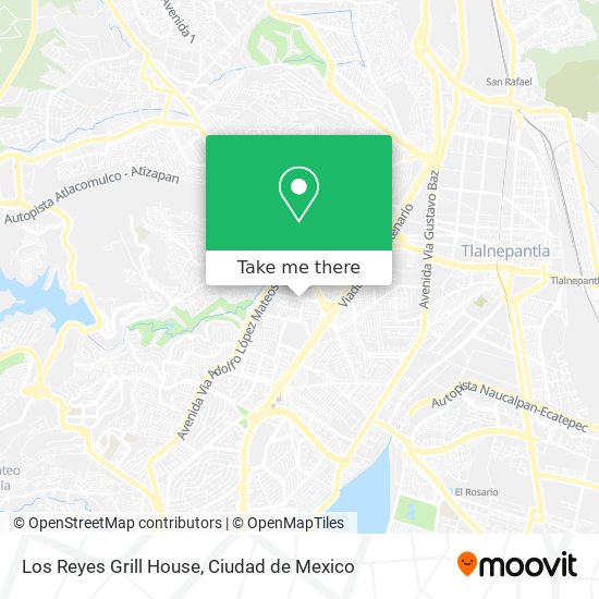 Los Reyes Grill House map