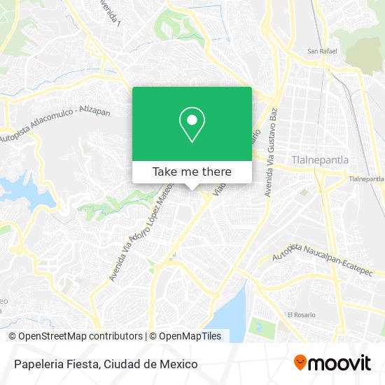 Papeleria Fiesta map