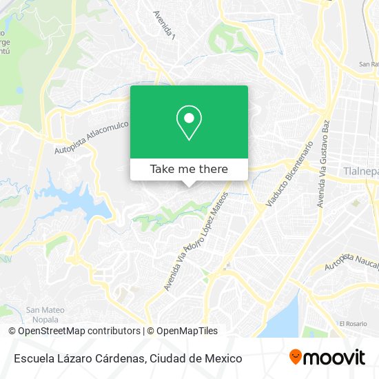 Escuela Lázaro Cárdenas map