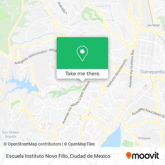 Escuela Instituto Novo Fillo map