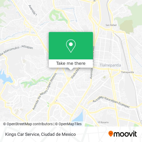 Kings Car Service map