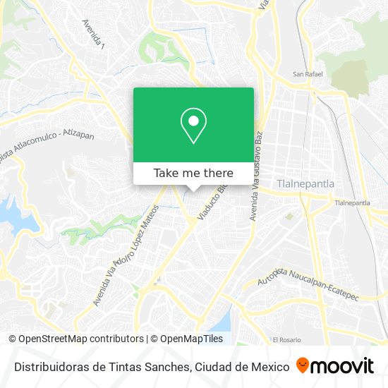 Distribuidoras de Tintas Sanches map