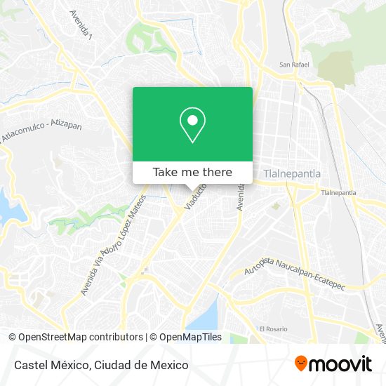 Castel México map