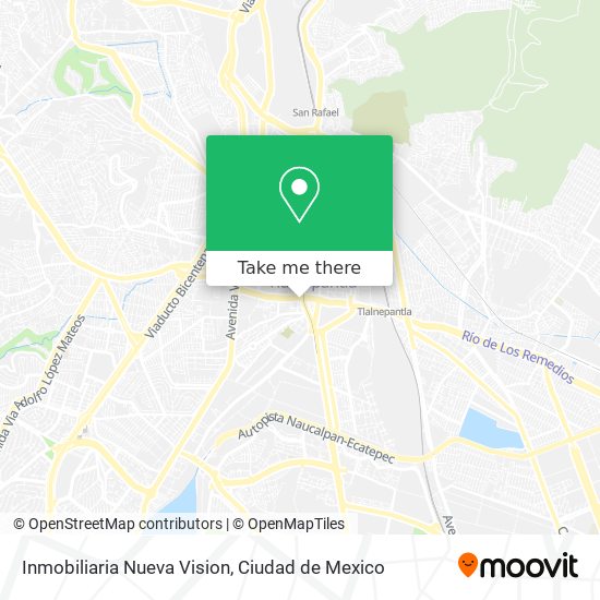 Mapa de Inmobiliaria Nueva Vision