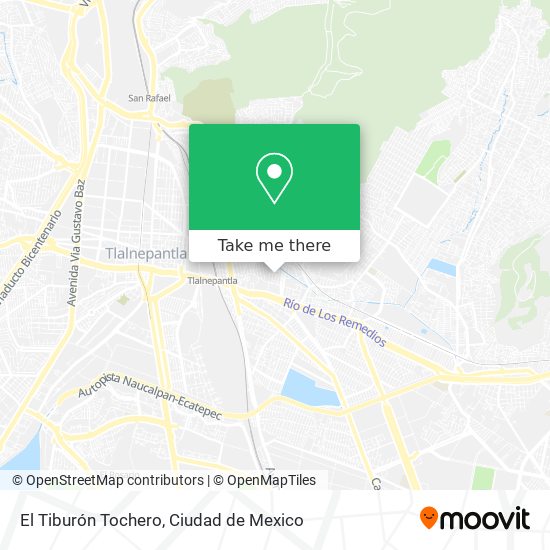 El Tiburón Tochero map