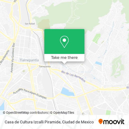 Mapa de Casa de Cultura Izcalli Piramide