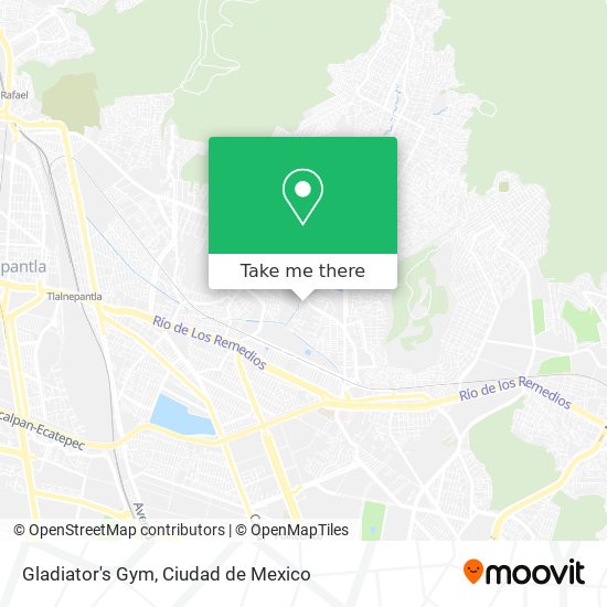 Mapa de Gladiator's Gym