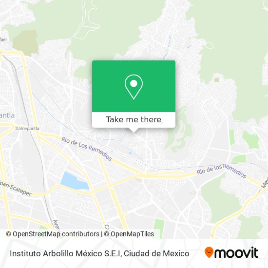 Instituto Arbolillo México S.E.I map