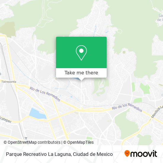 Mapa de Parque Recreativo La Laguna