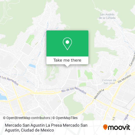 Mercado San Agustin La Presa Mercado San Agustin map