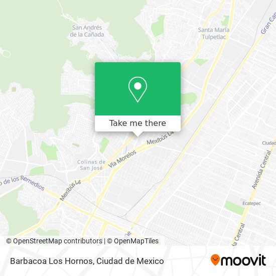 Barbacoa Los Hornos map