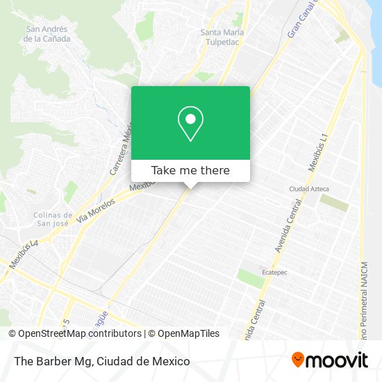 Mapa de The Barber Mg
