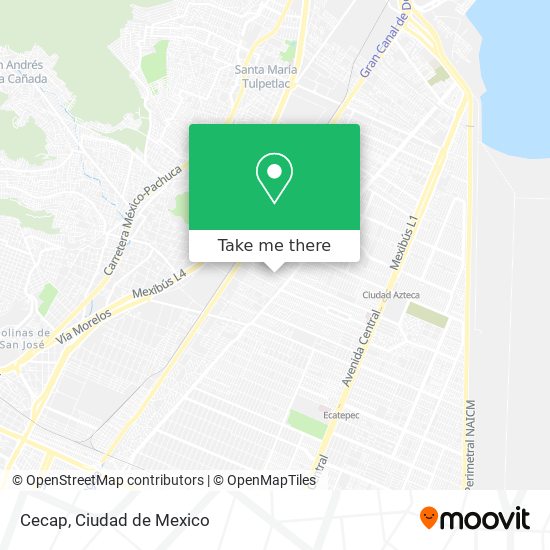 Mapa de Cecap