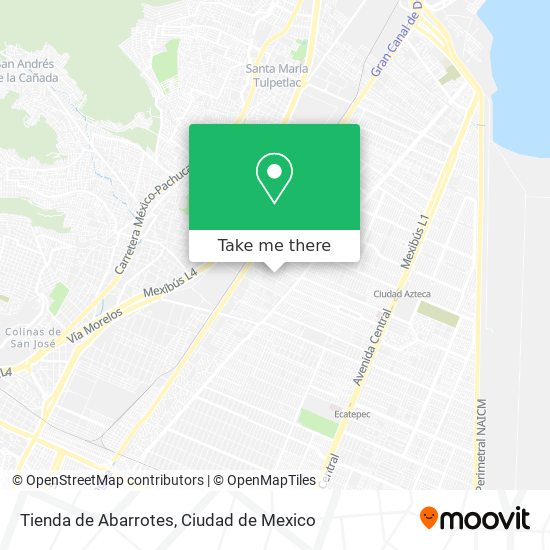 Mapa de Tienda de Abarrotes