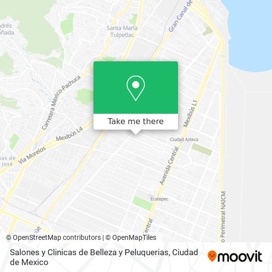 Mapa de Salones y Clinicas de Belleza y Peluquerias