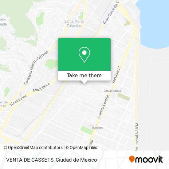 VENTA DE CASSETS map
