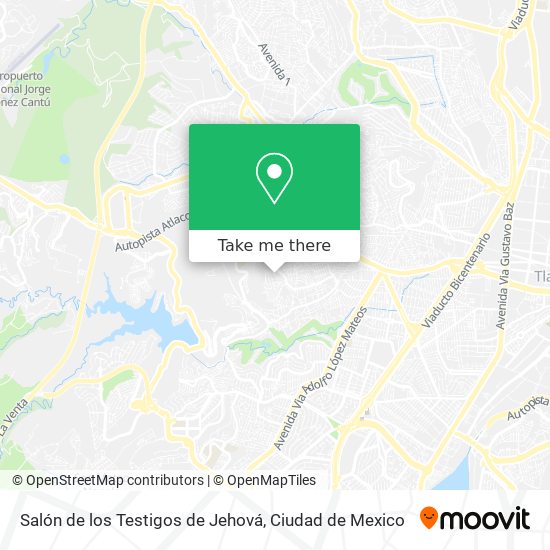 Salón de los Testigos de Jehová map